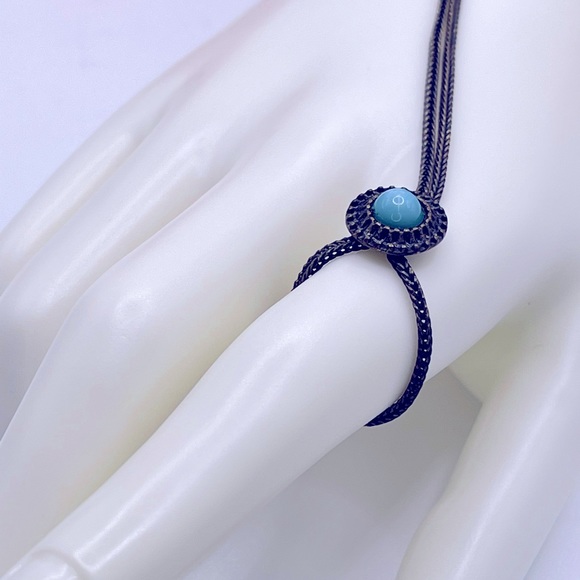 Gothic Festival Charm Ring Bracelet - Picture 7 of 9